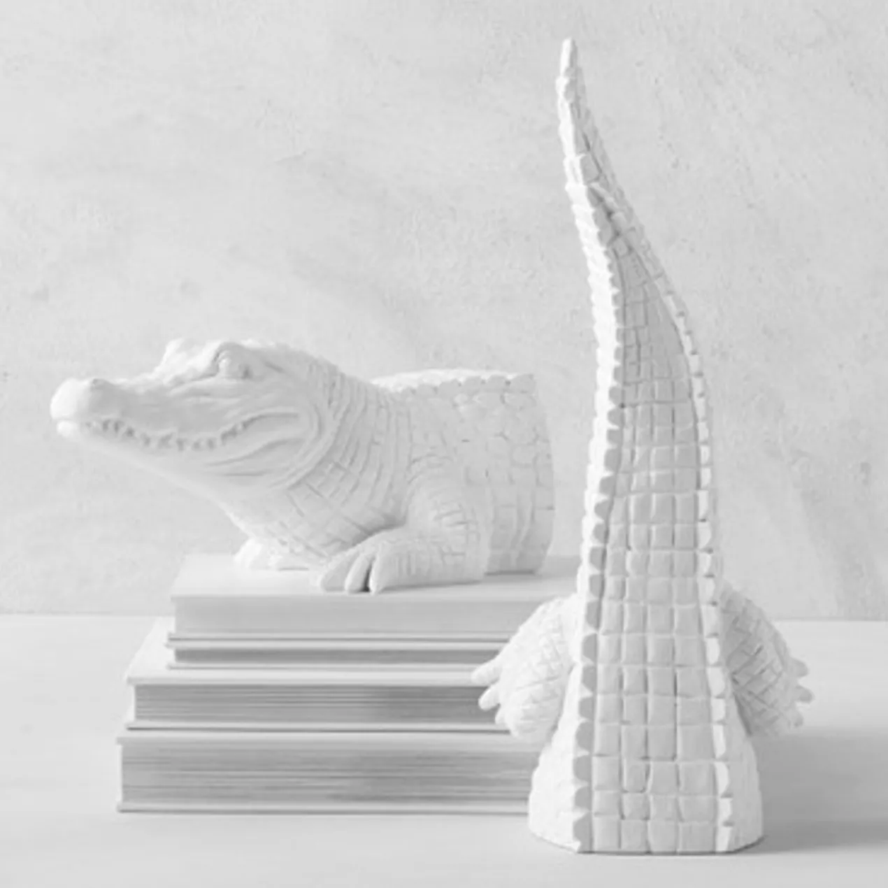 Alligator Bookends