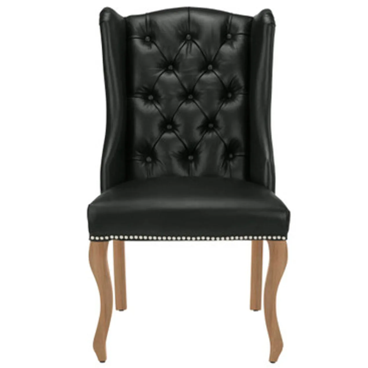 Archer Leather Dining Chair - Wash Oak