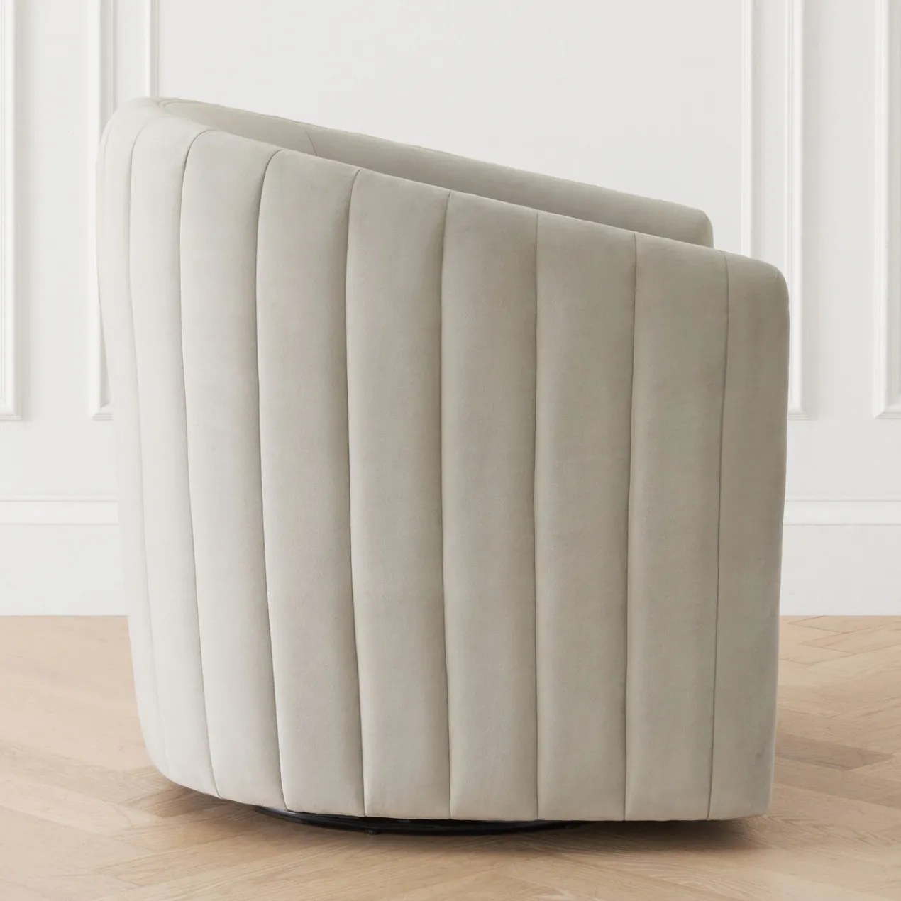 Aria Channeled Swivel Chair