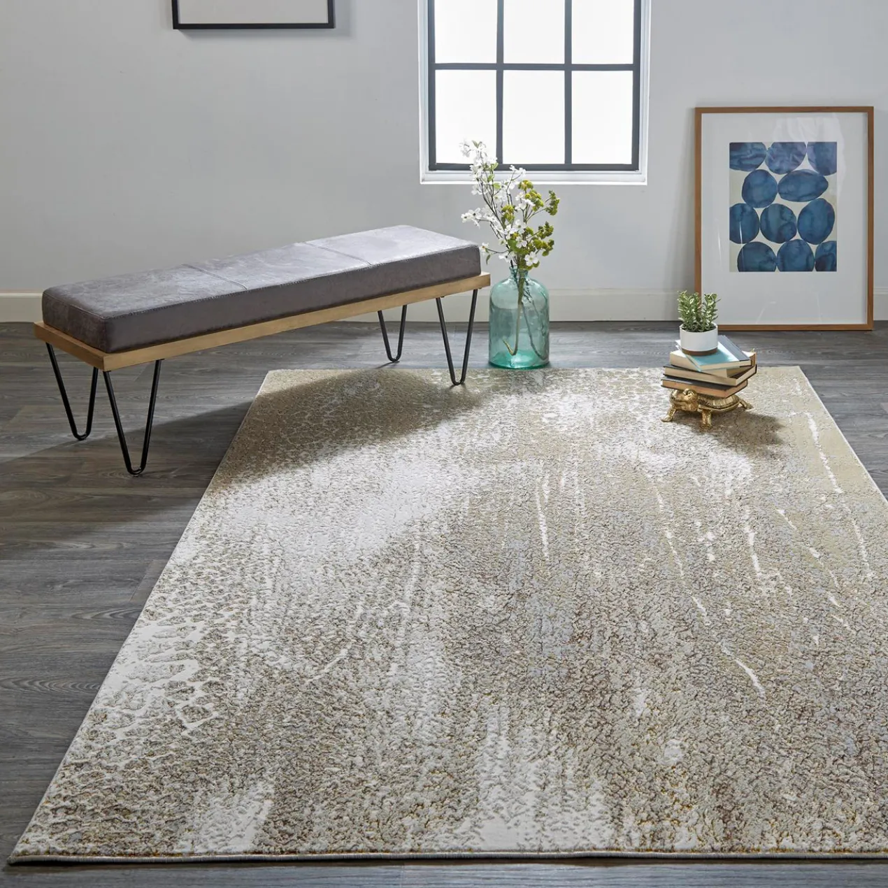 Aurelia Rug - Ivory/Gold