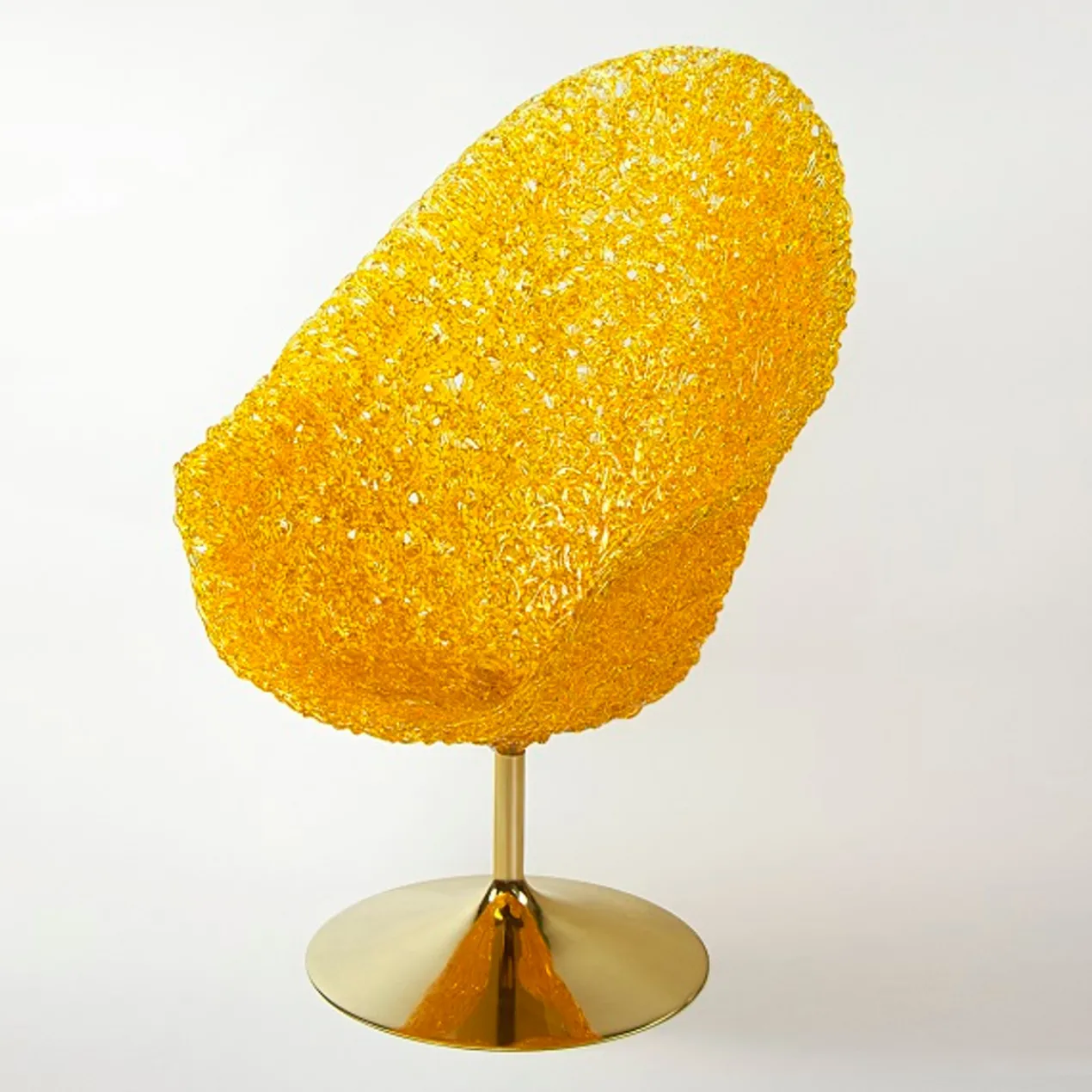 Aurelian Golden Accent Chair