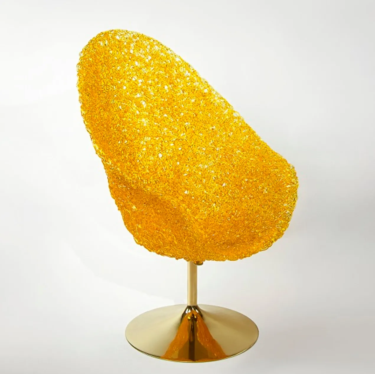 Aurelian Golden Accent Chair