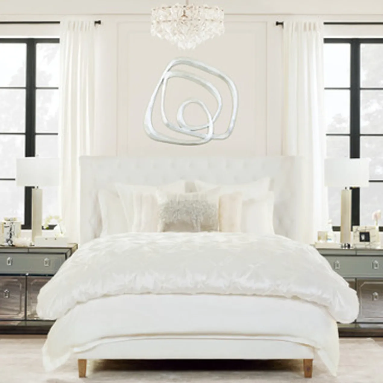 Avignon Bedding - Pearl