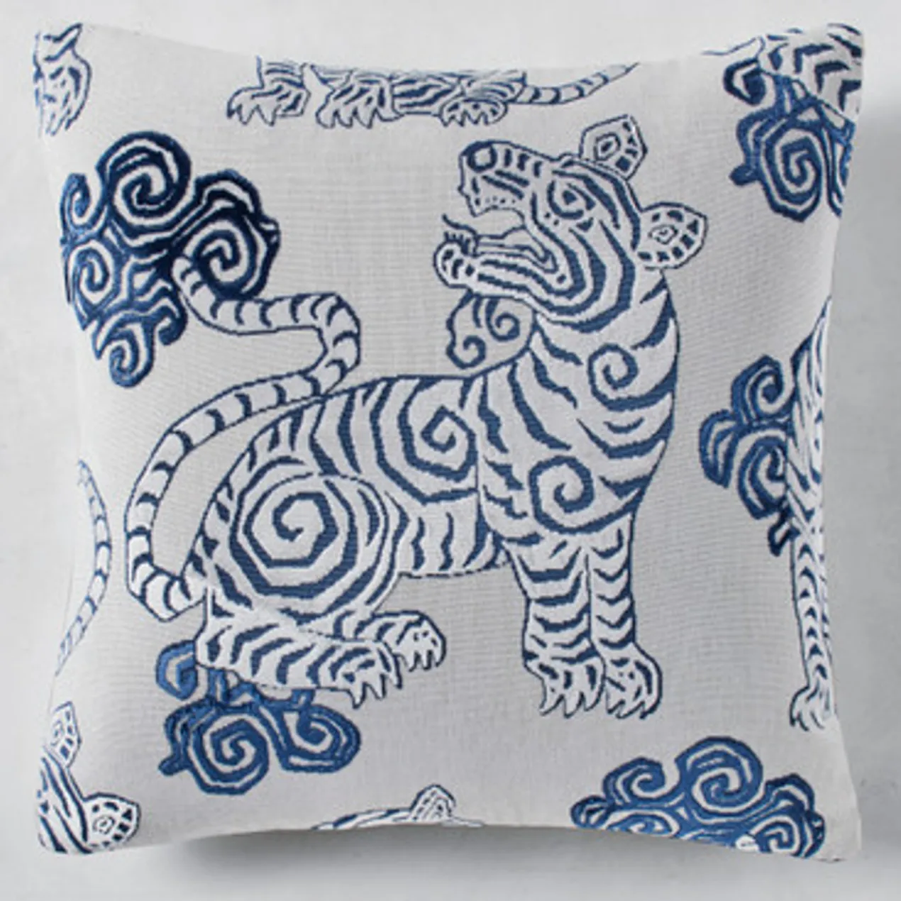 Bengali Pillow 22" - Sapphire