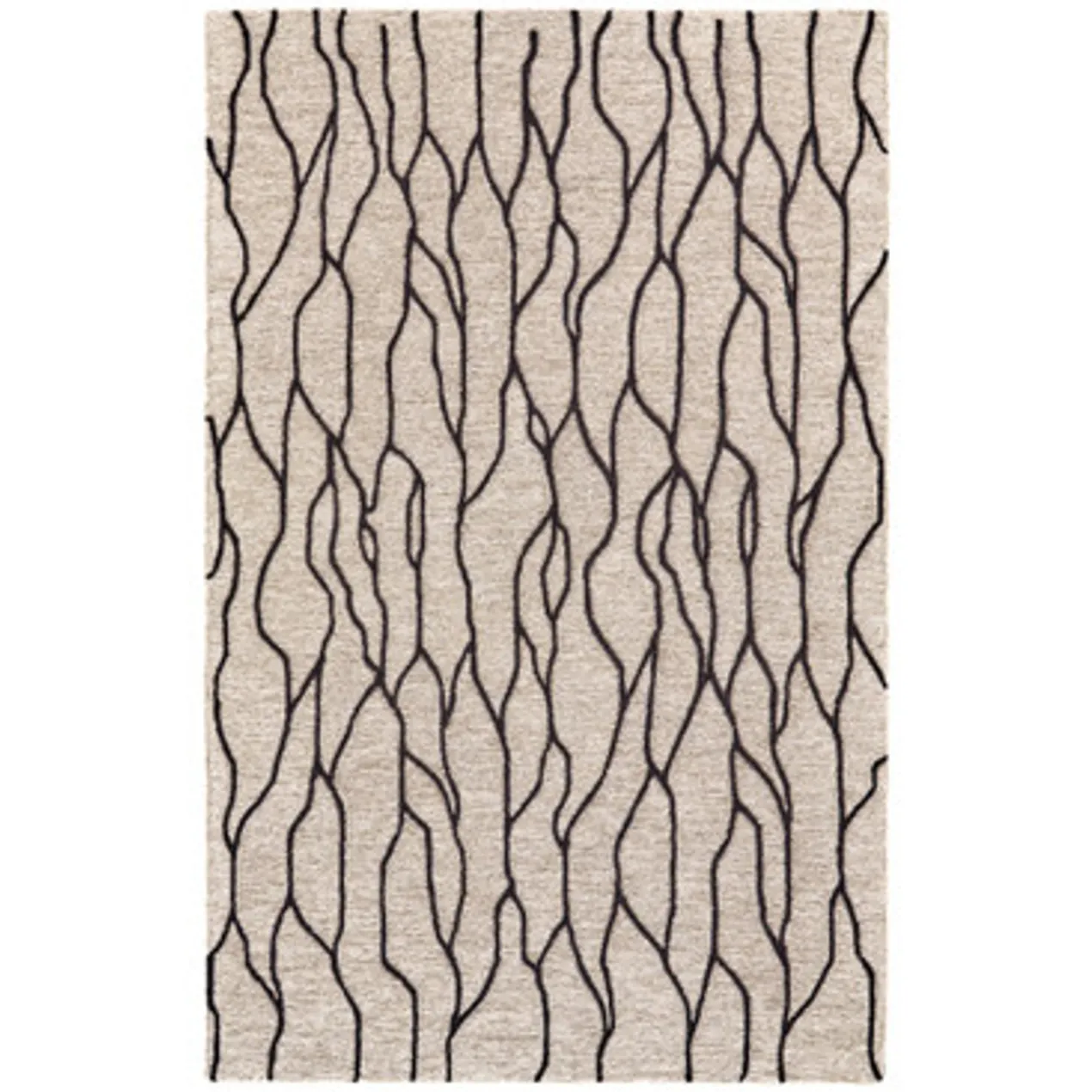 Cavallari Rug - Black/Taupe