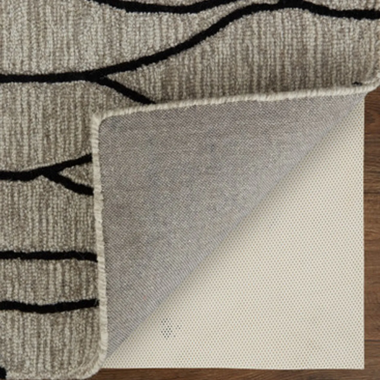 Cavallari Rug - Black/Taupe