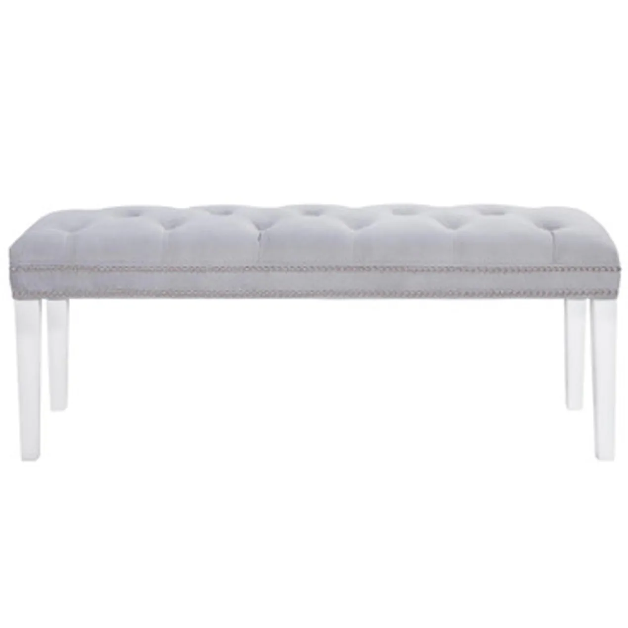 Charlotte Bench - High Gloss White
