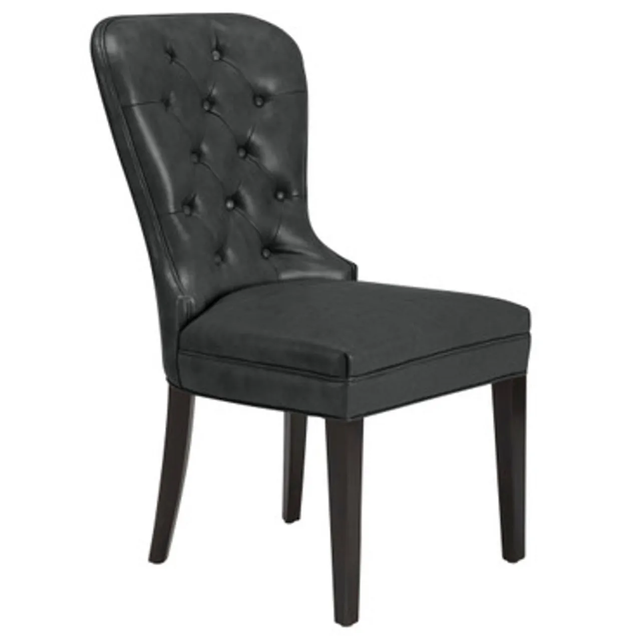 Charlotte Leather Dining Chair - Espresso
