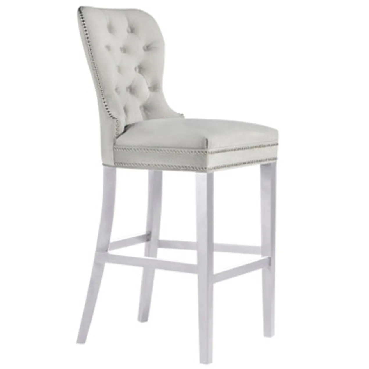 Charlotte Stool - High Gloss White