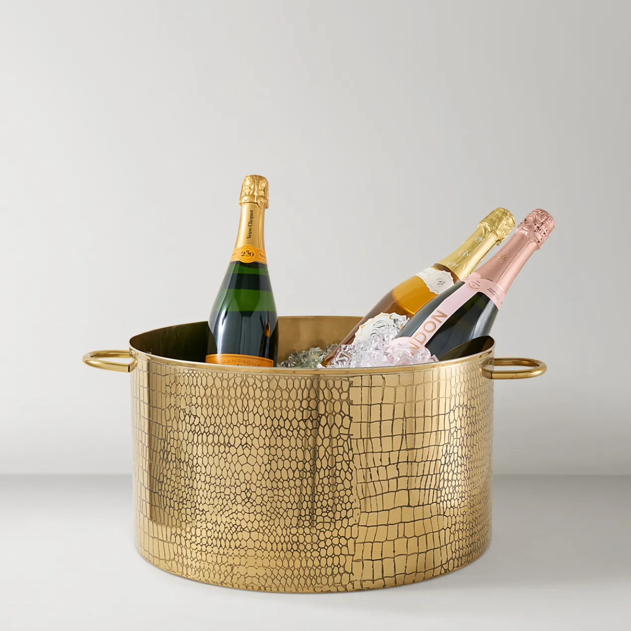 Croc Embossed Wine Bucket