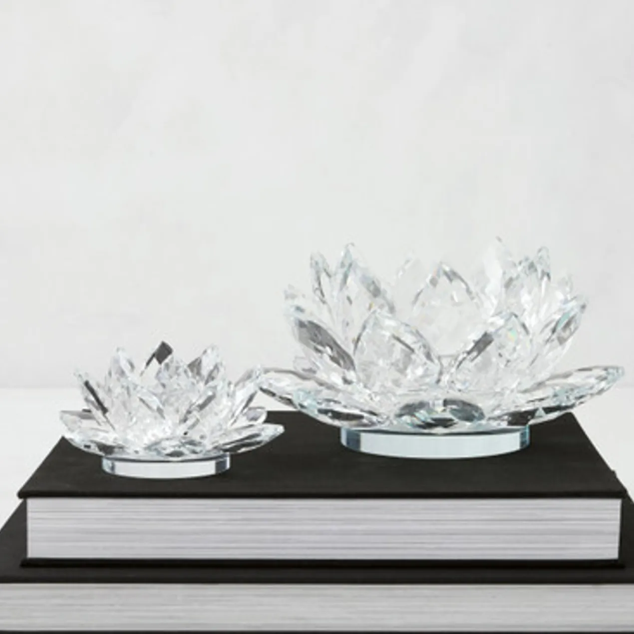Crystal Lotus Candlelight Collection