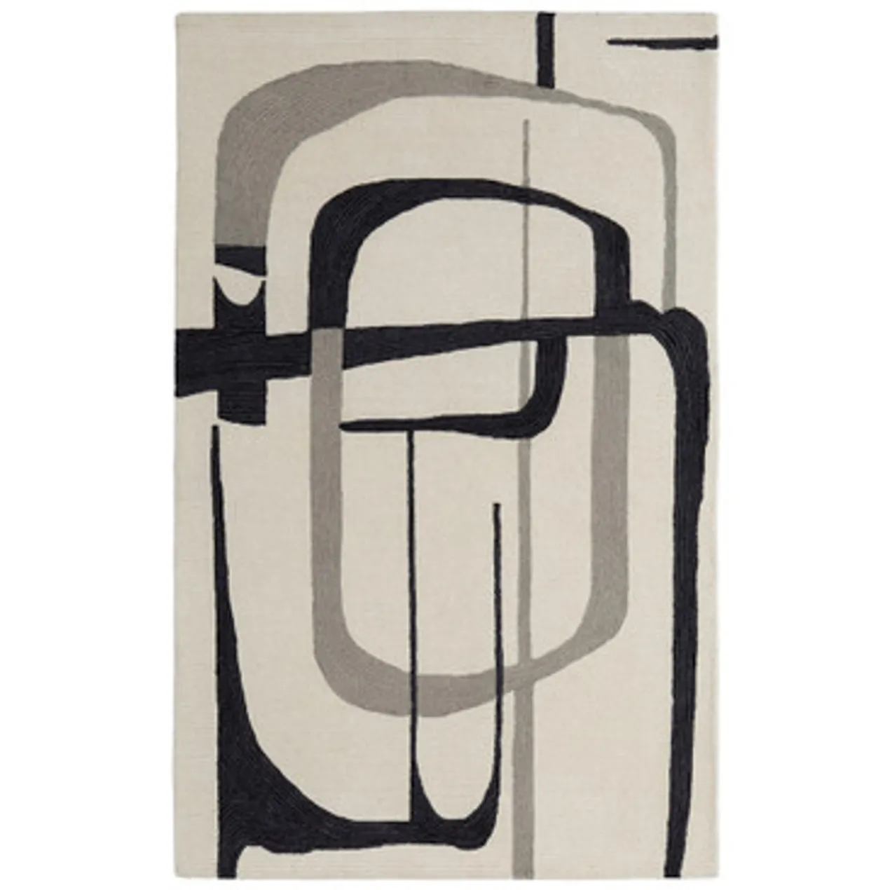 Dillion Rug - Ivory/Black