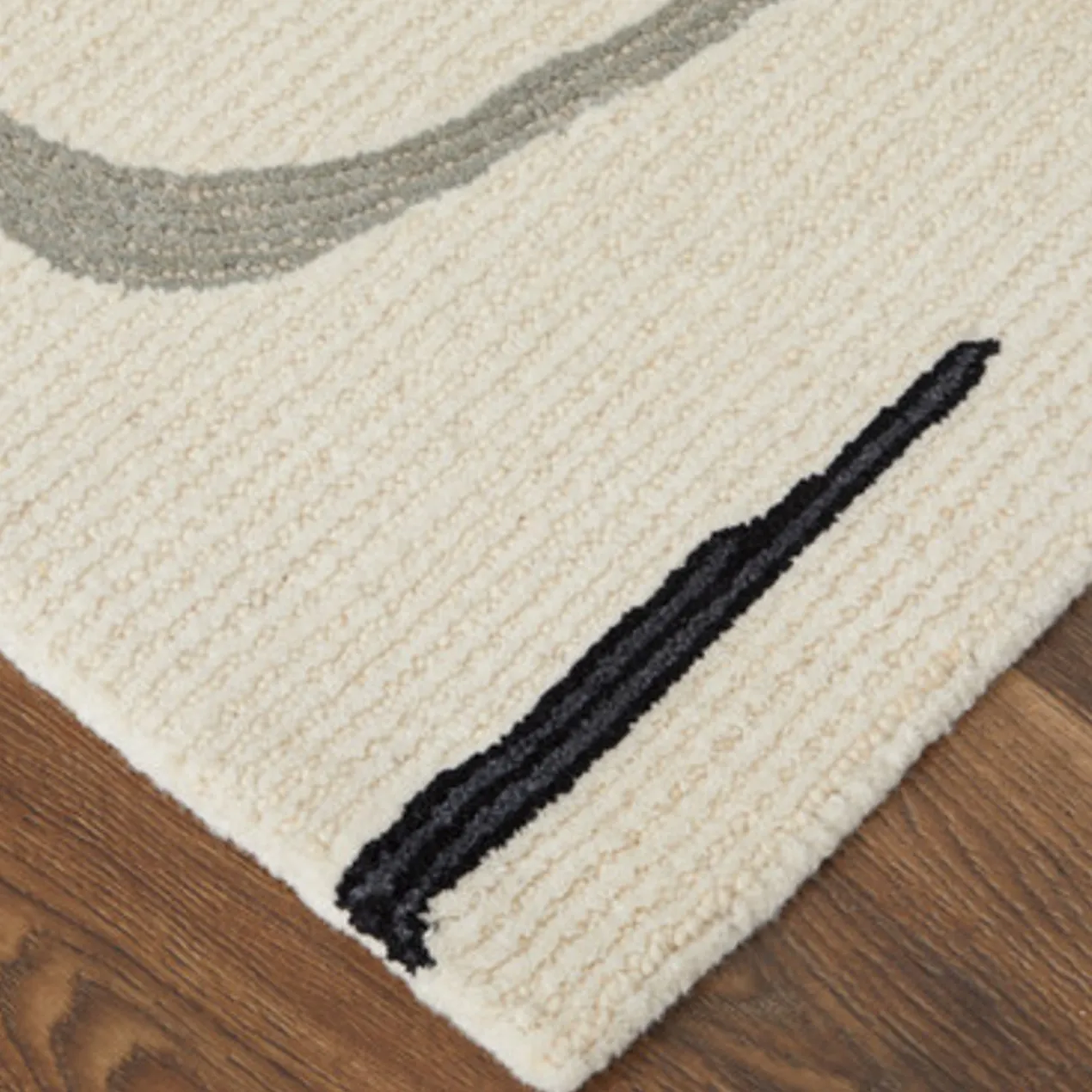 Dillion Rug - Ivory/Black