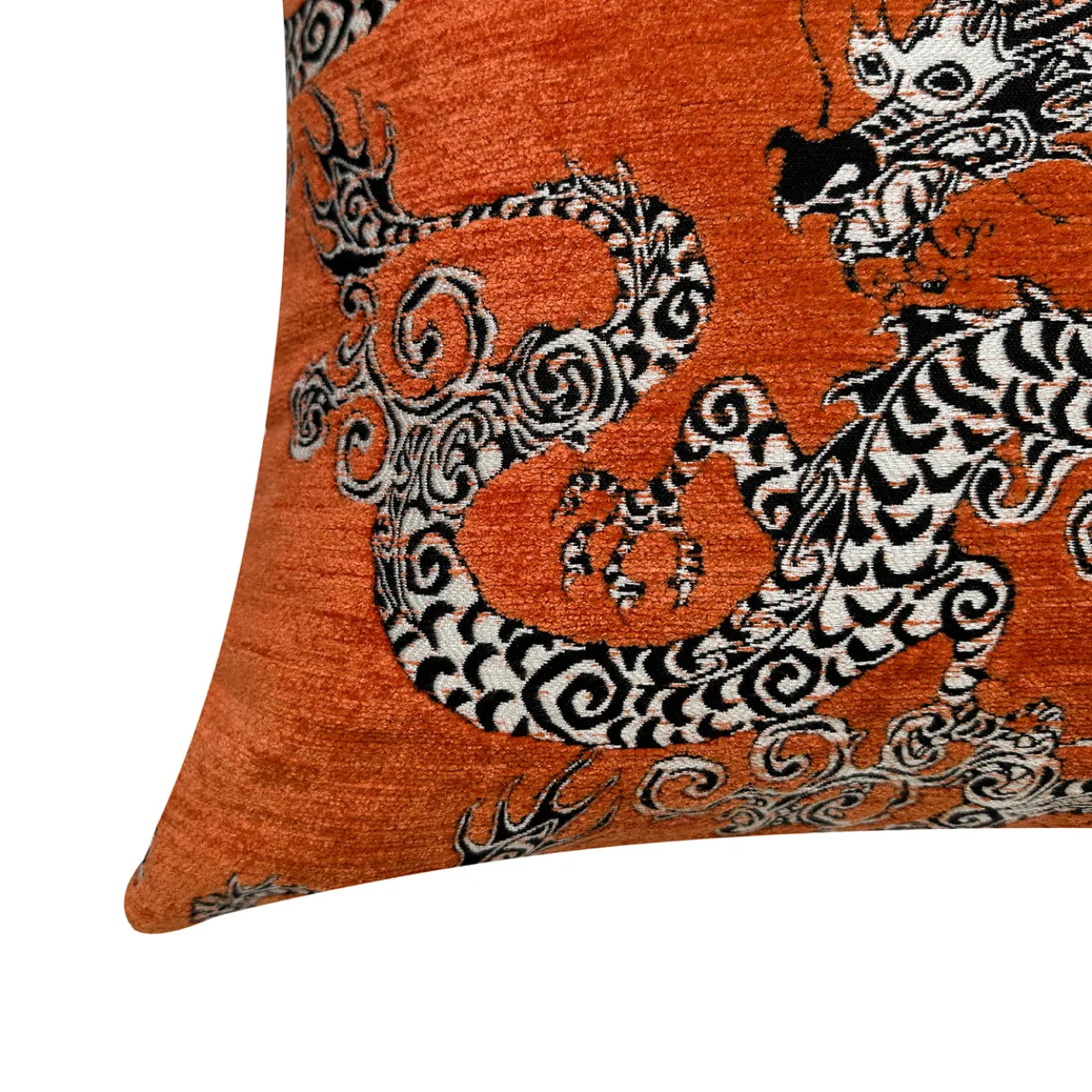 Dragonette Pillow 20" - Orange
