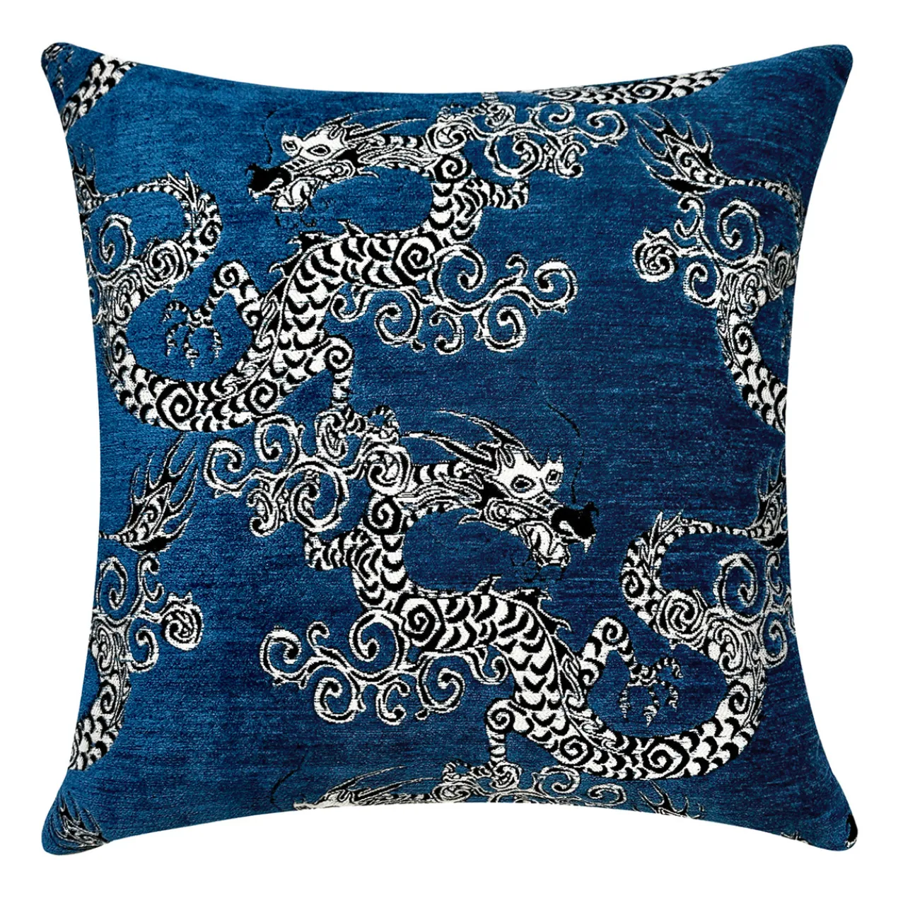 Dragonette Pillow 20" - Sapphire