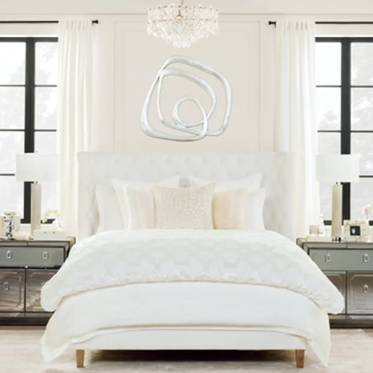 Edessa Bedding - Pearl