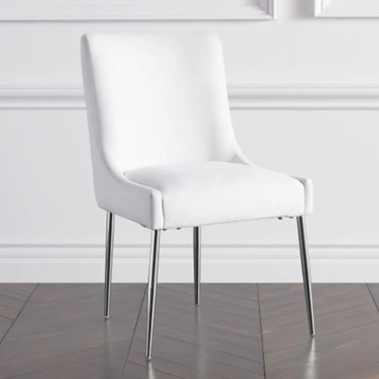 Elinor Dining Chair - Bright Nickel