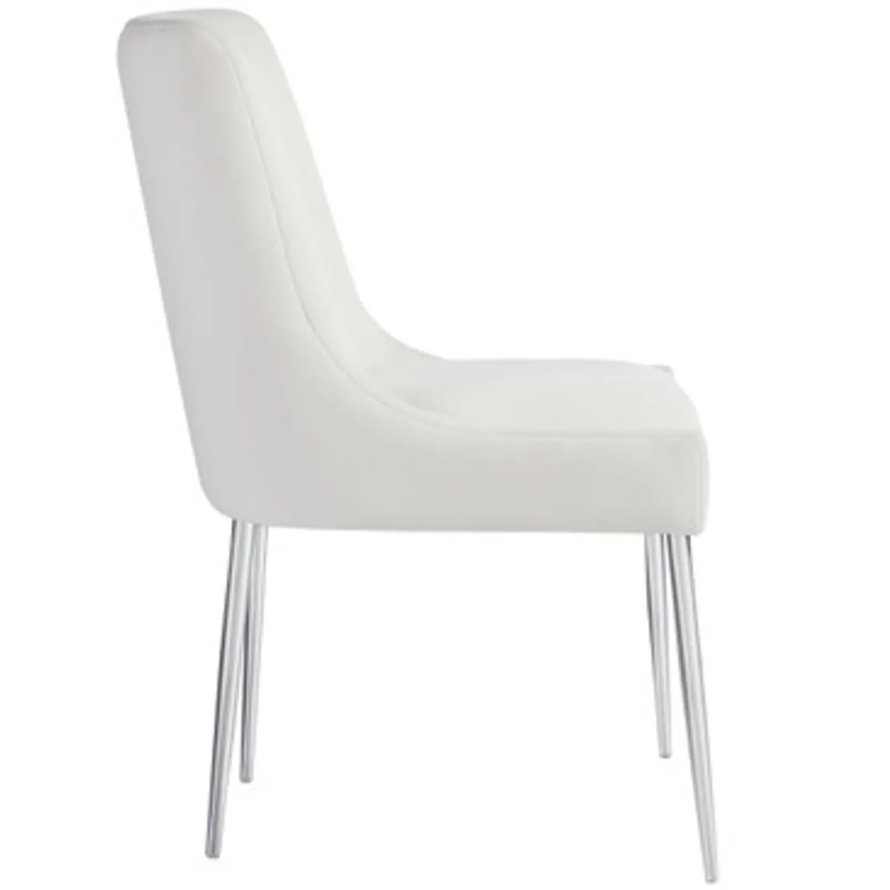 Elinor Dining Chair - Bright Nickel