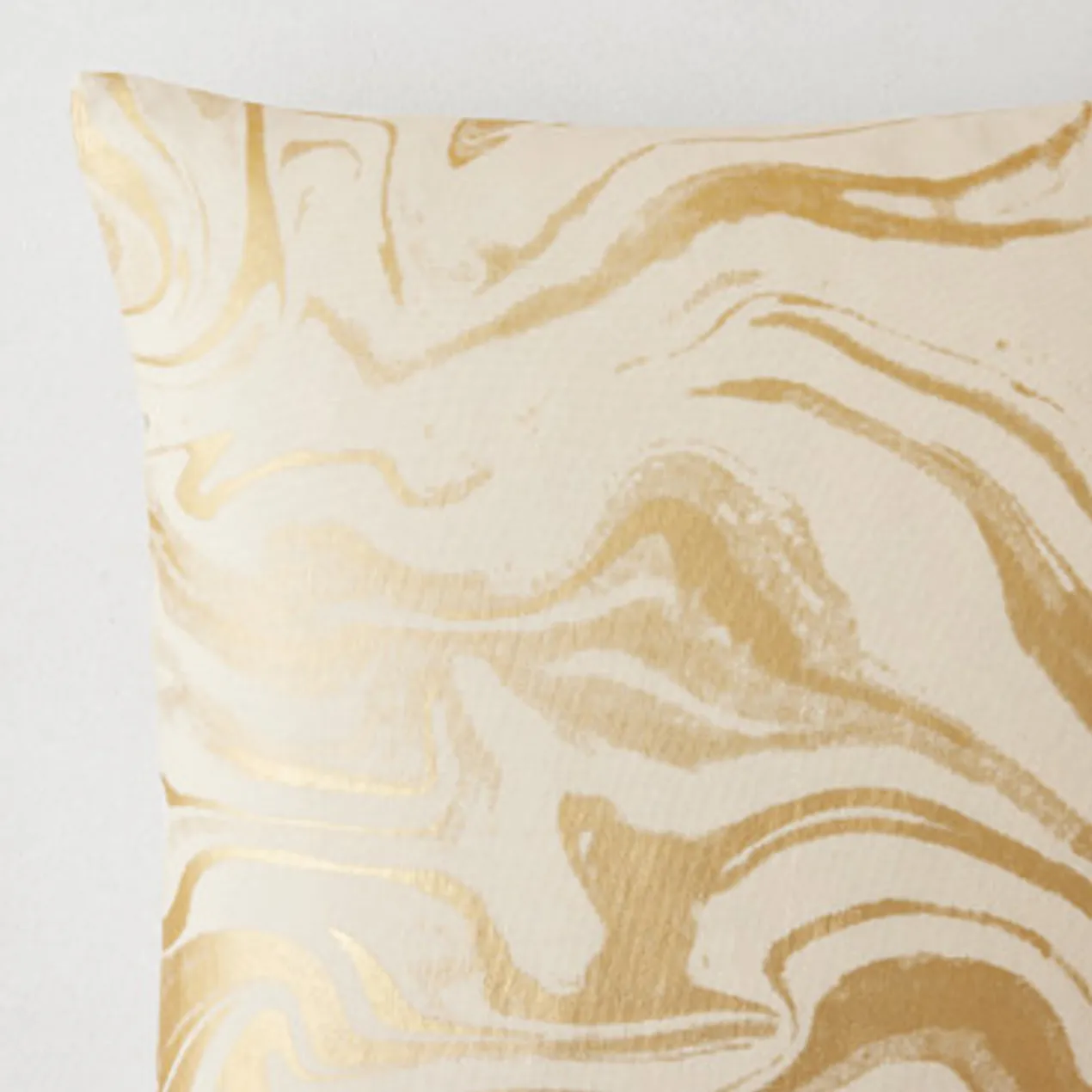 Enya Pillow 20" - Ivory/Gold