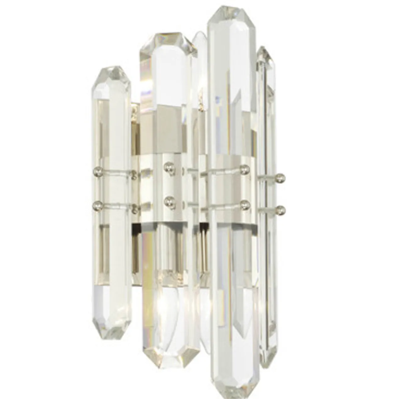 Fallon 2 Light Sconce - Polished Nickel