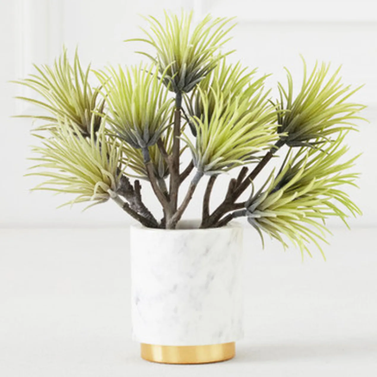 Faux Aeonium Succulent Pick - Set of 3