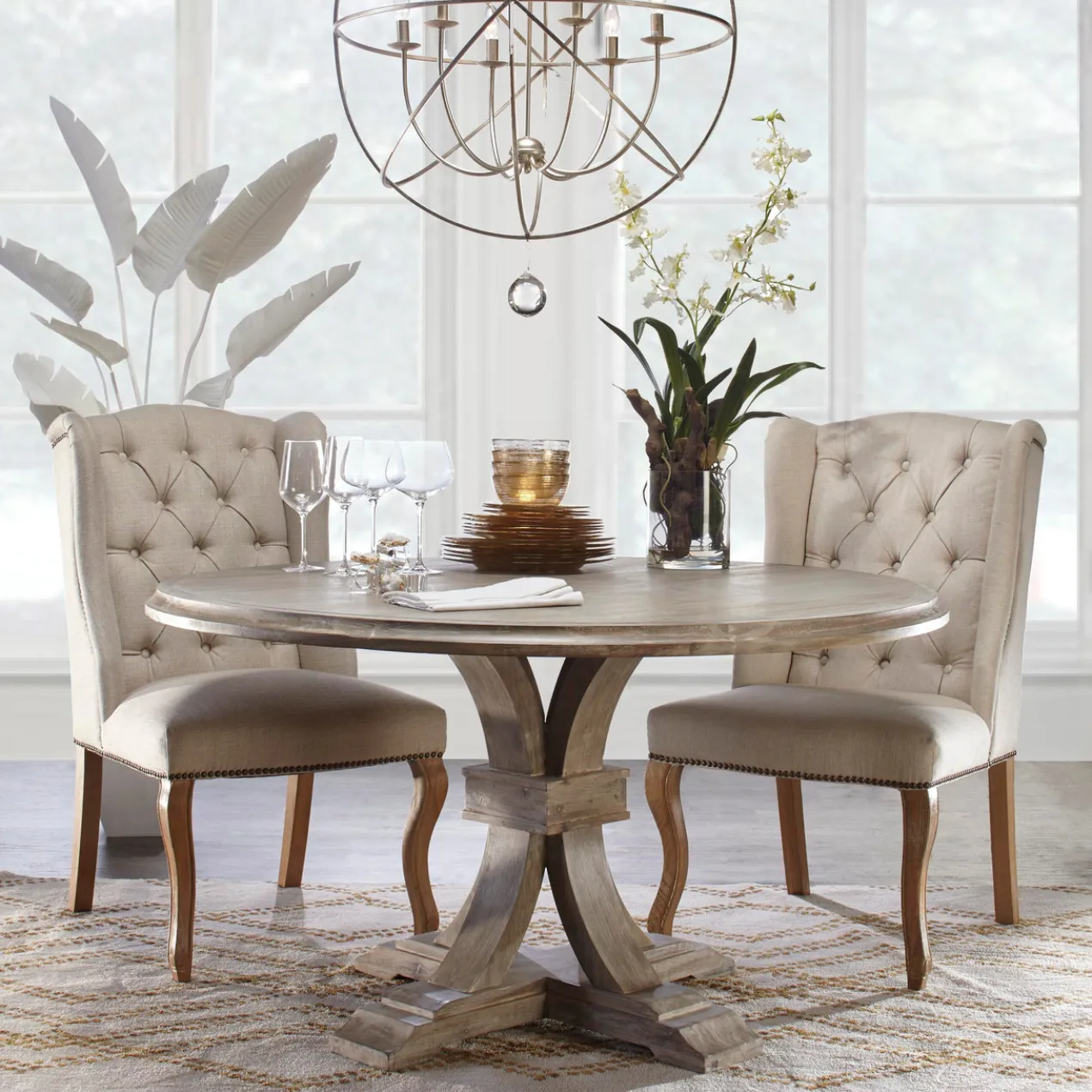 Faux Oncidium In Glass