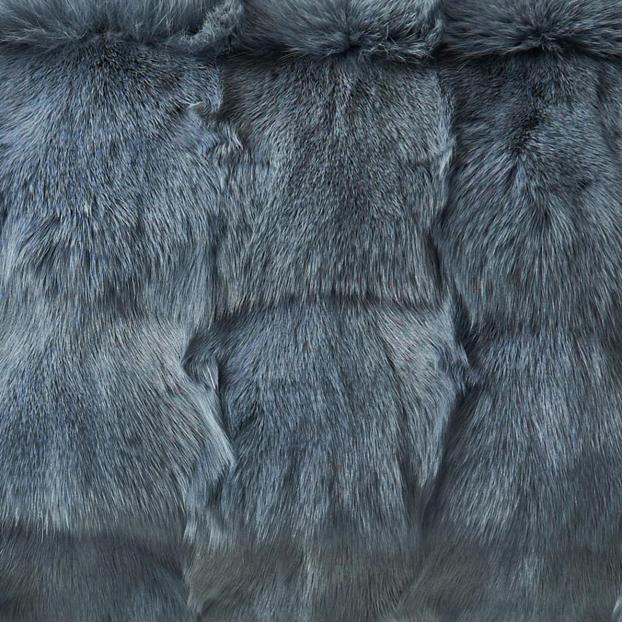Fur Lumbar 14"x 20" - Blue