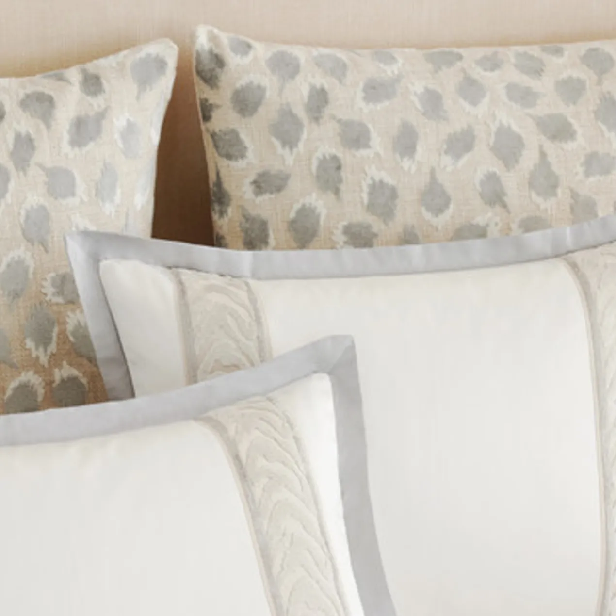 Gianna Frame Bedding - Silver