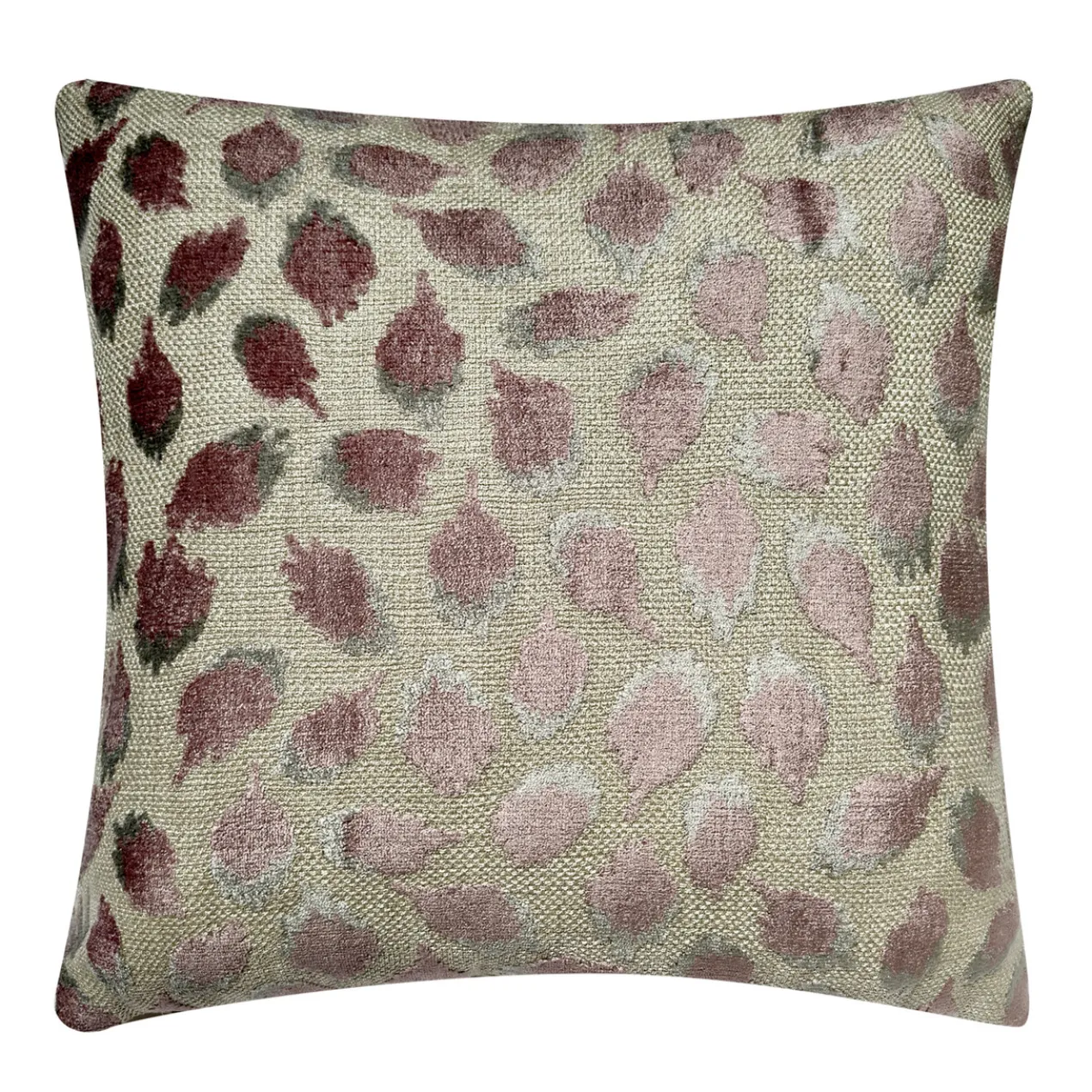 Gianna Pillow 22" - Pink/Grey