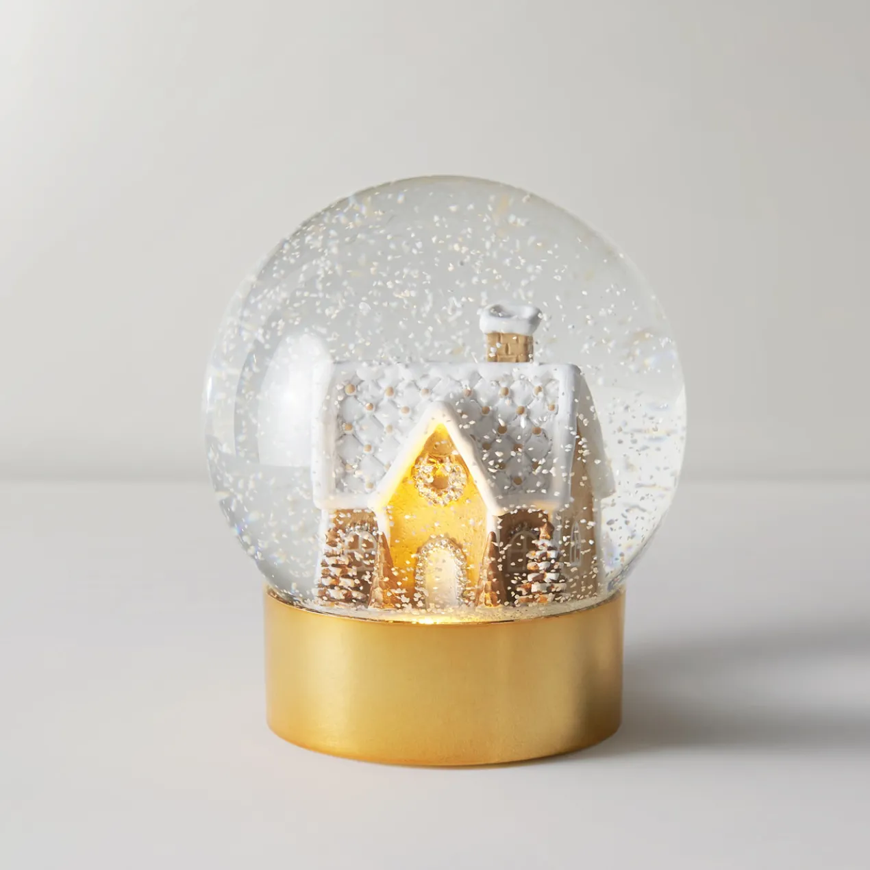 Gingerbread Snow Globe