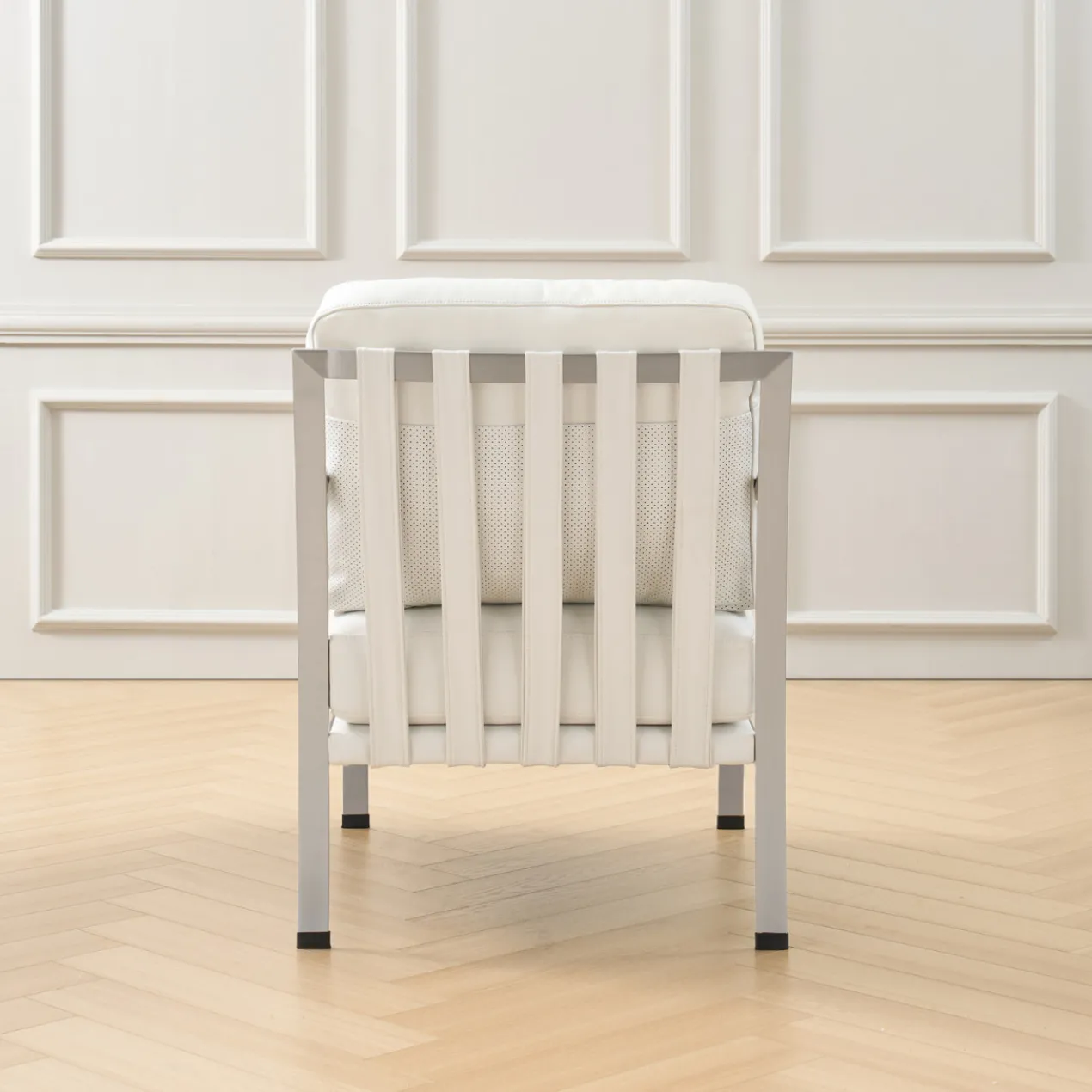 Giuseppe Modern Genuine Leather Armchair