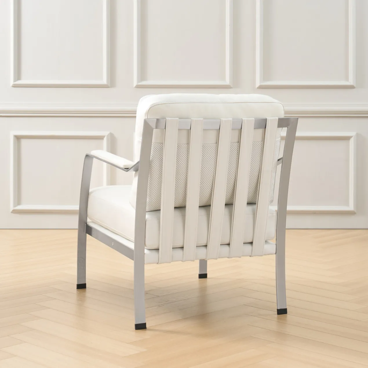 Giuseppe Modern Genuine Leather Armchair