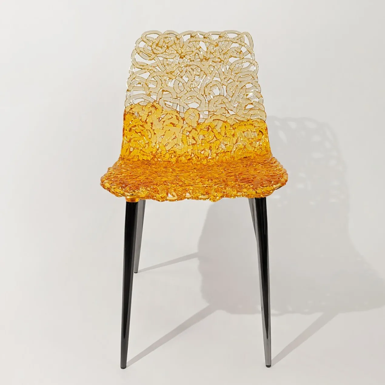 Golden Gradient Dining Chair