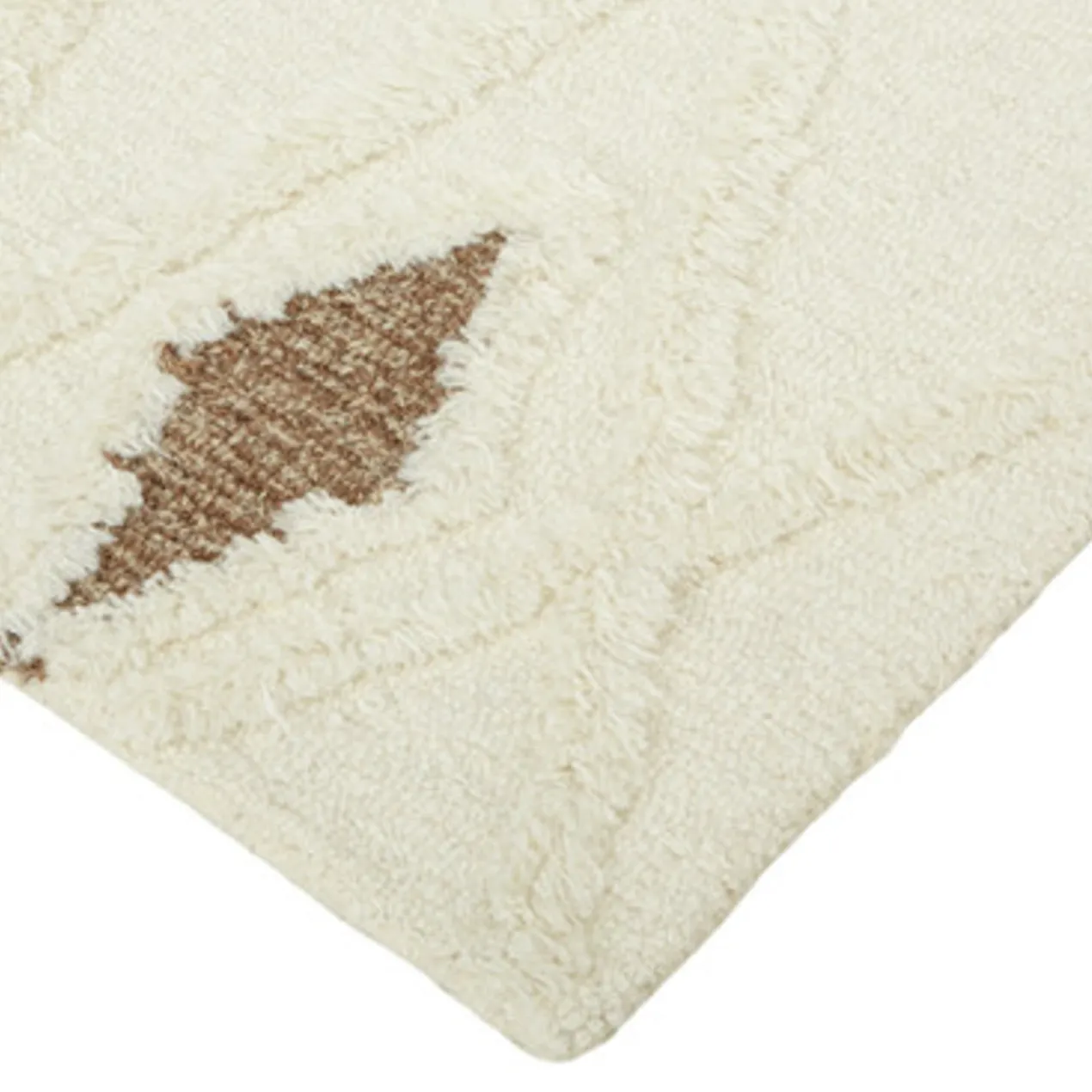 Harlow Rug - Ivory/Brown