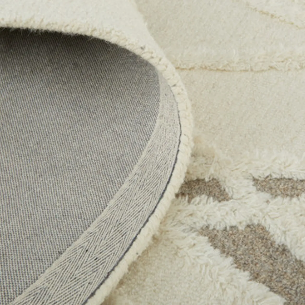 Harlow Rug - Ivory/Brown