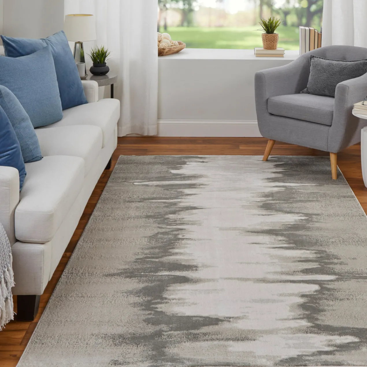 Hoyt Rug - Ivory/Silver