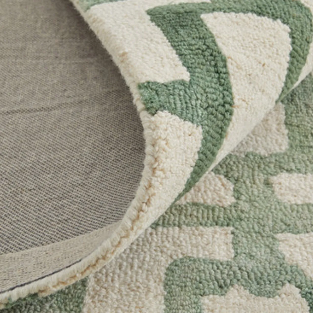 Jacqueline Rug - Ivory/Green