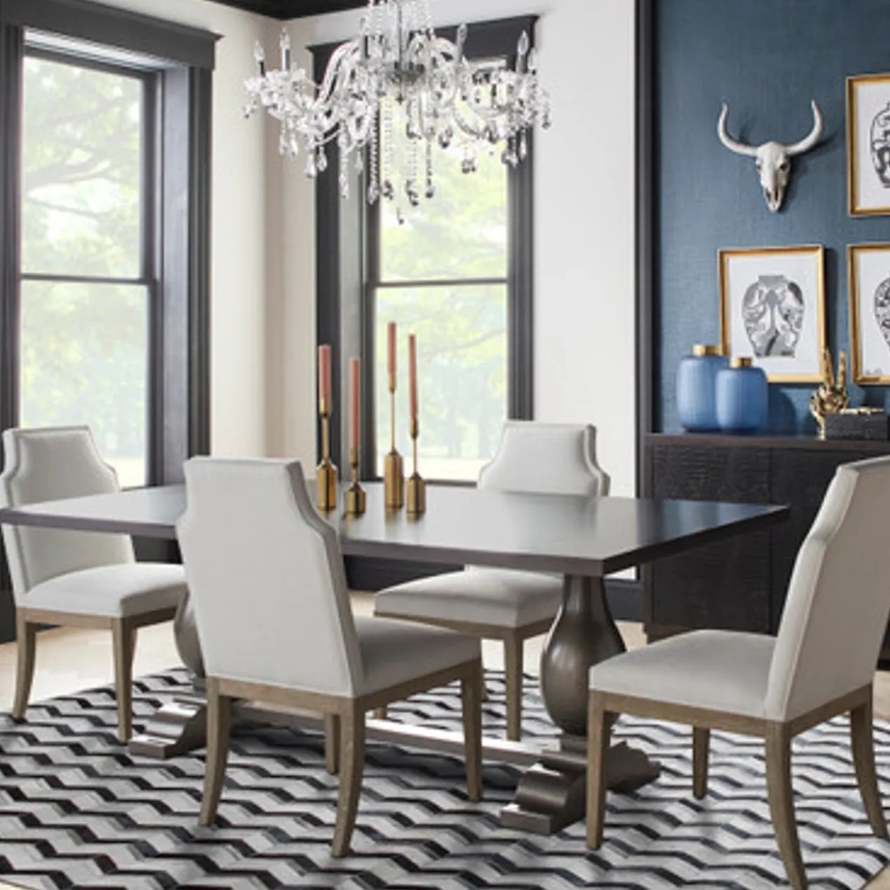 Jasmine Dining Chair - Natural Grey