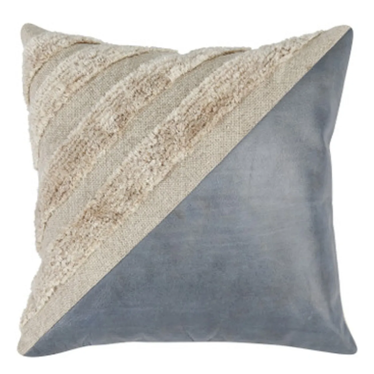 Jayda Pillow 20" - Blue/Ivory