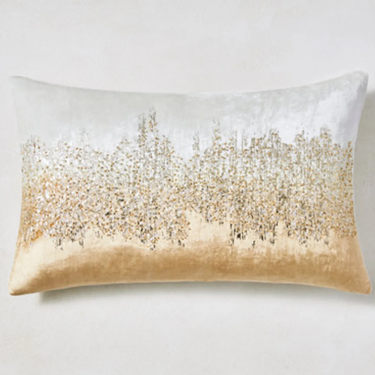 Joie De Vivre Lumbar Pillow - Gold