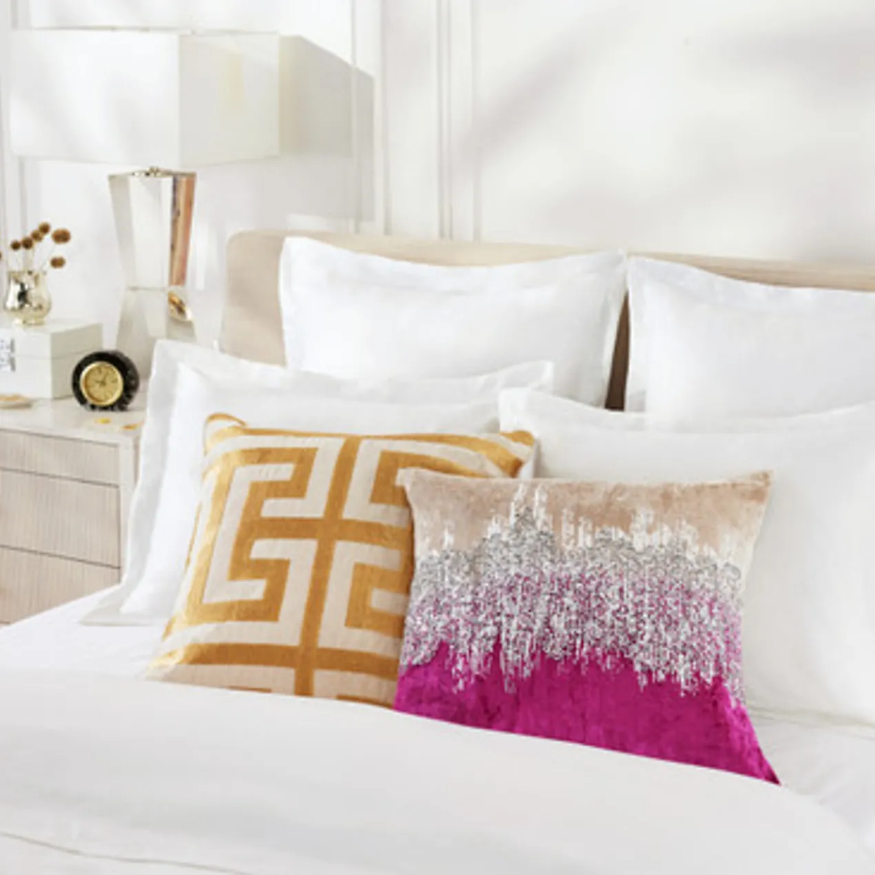 Joie De Vivre Pillow 22" - Boysenberry