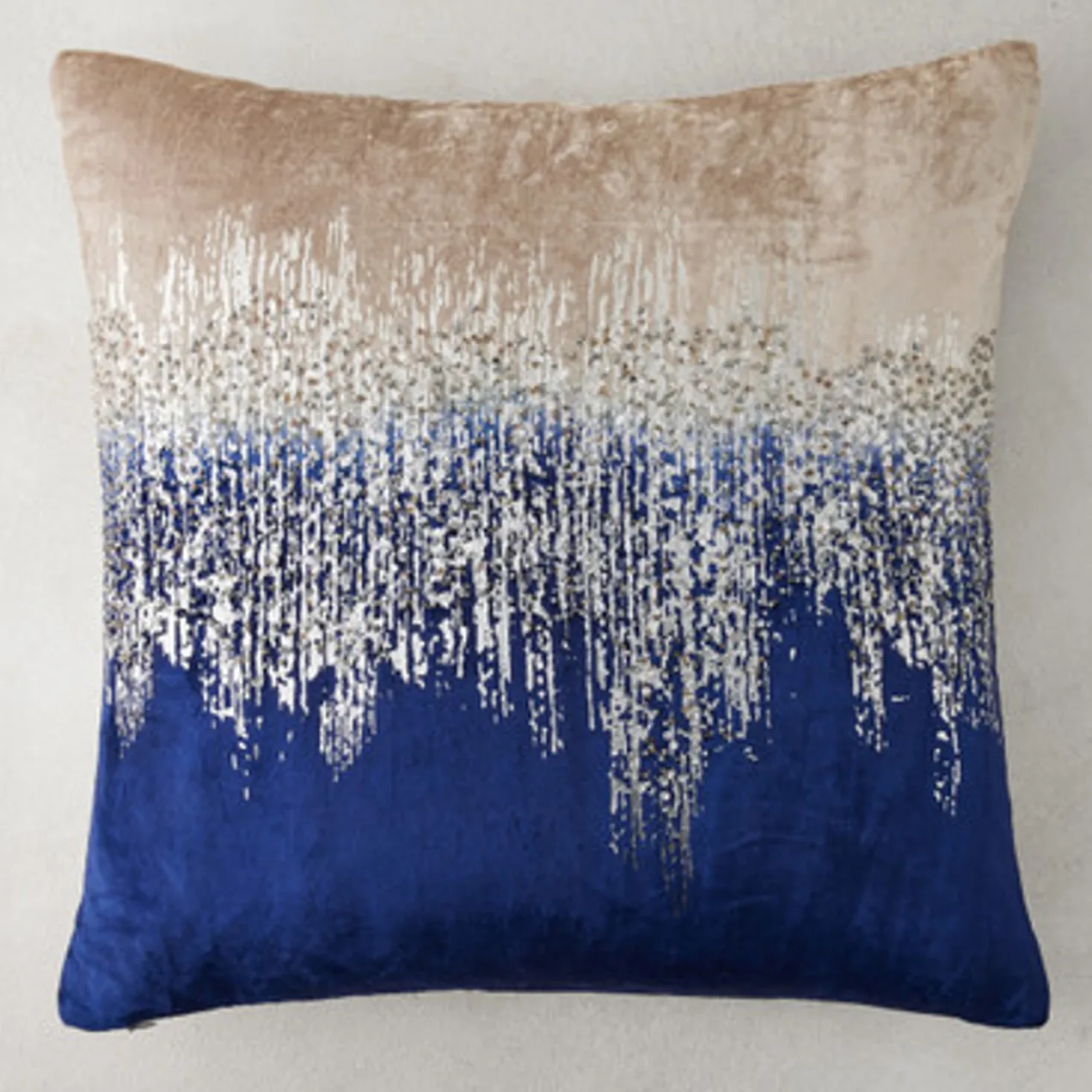 Joie De Vivre Pillow 22" - Sapphire