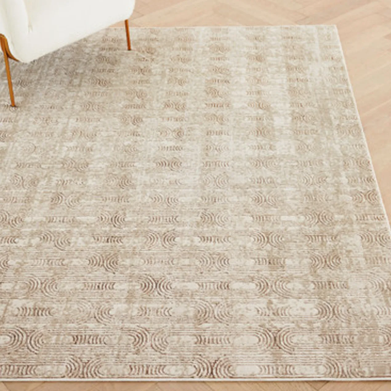 Josephine Rug - Taupe/Cream
