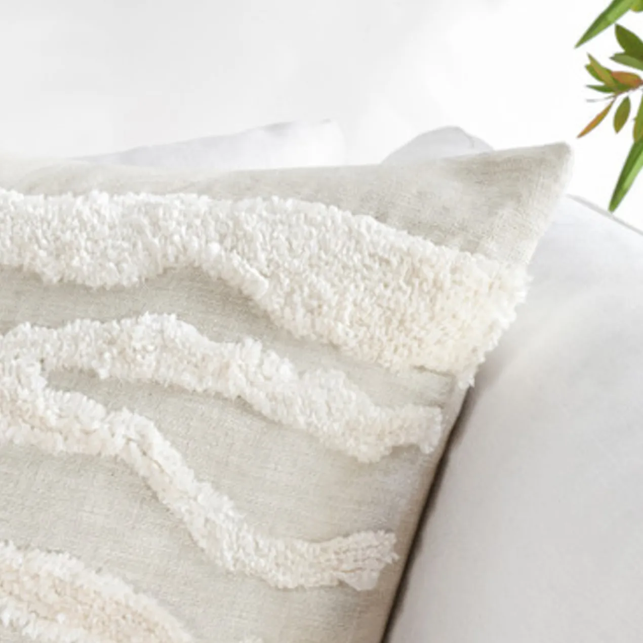 Kos Pillow 22" - Ivory