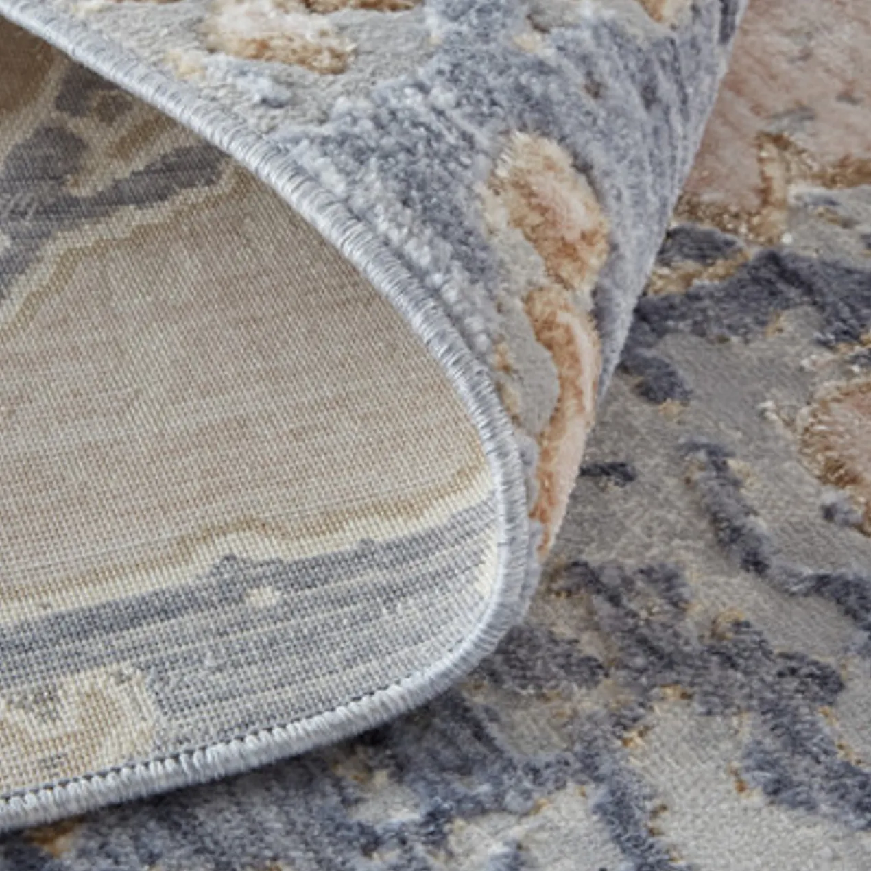 Mabel Rug - Beige/Blue