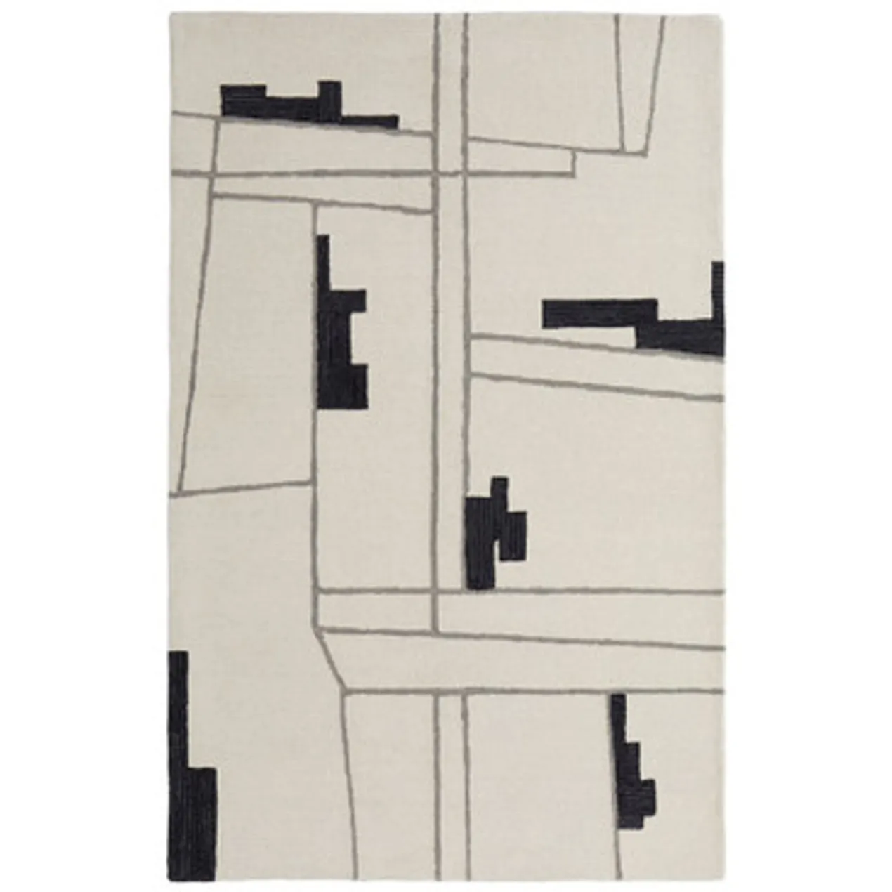 Maggie Rug - Ivory/Black