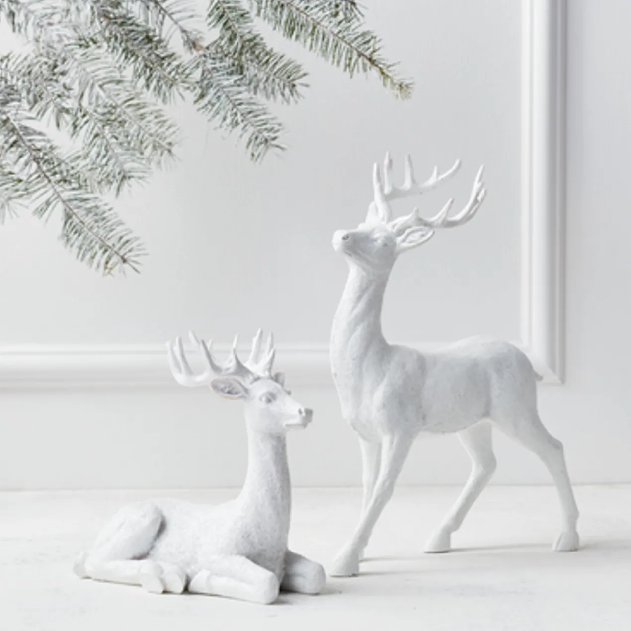 Majestic Deer - 8"H & 14"H