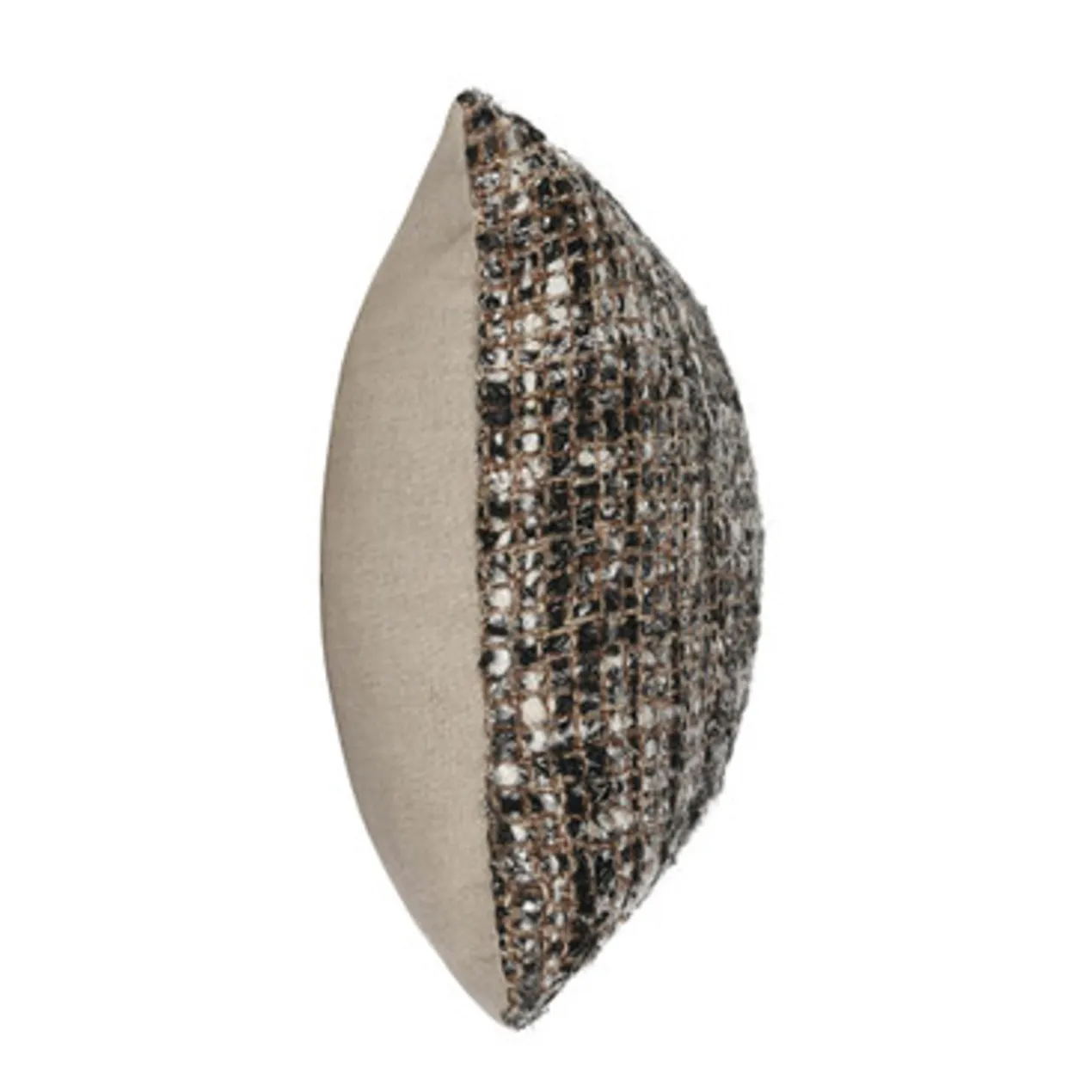 Malek Lumbar Pillow - Black/Ivory