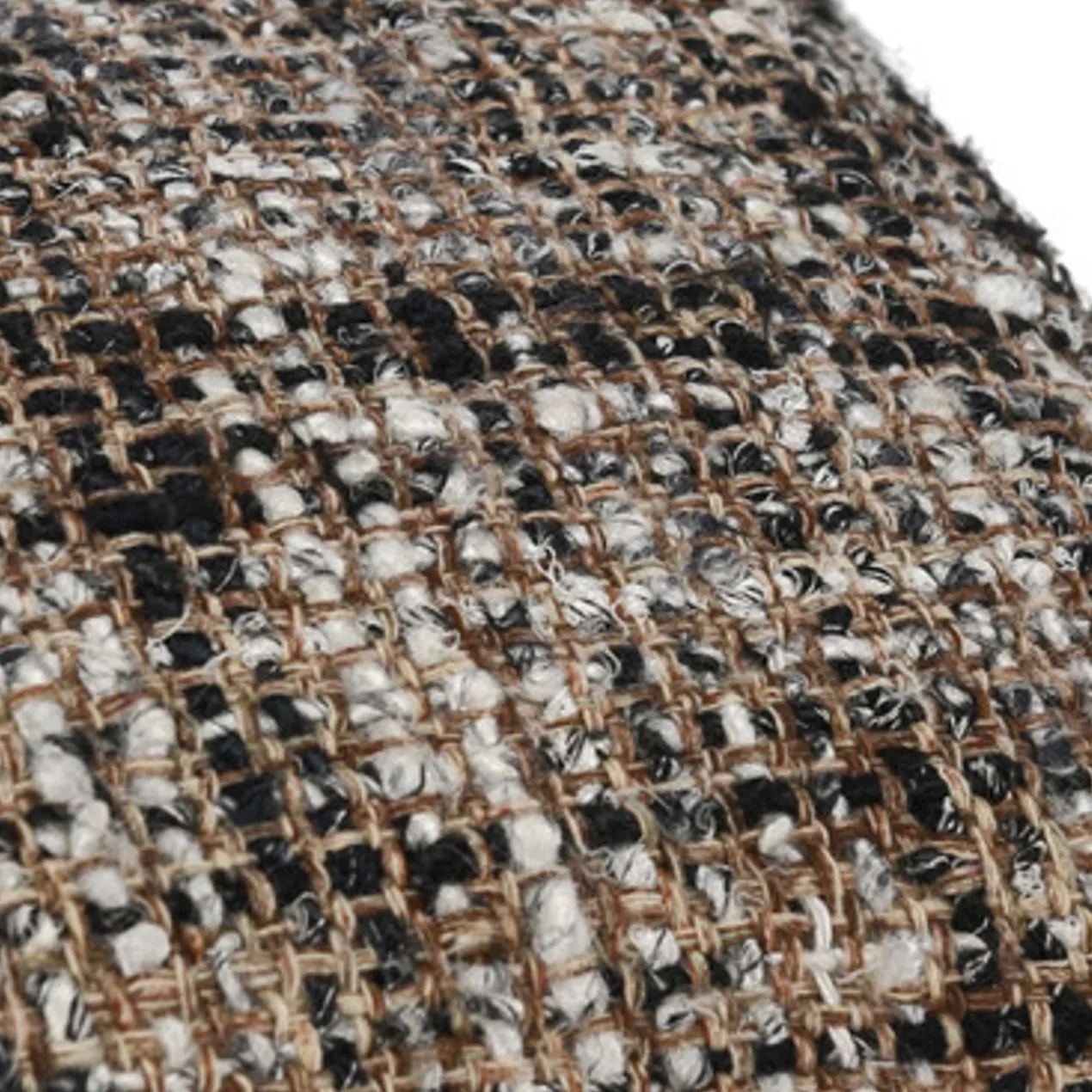 Malek Lumbar Pillow - Black/Ivory