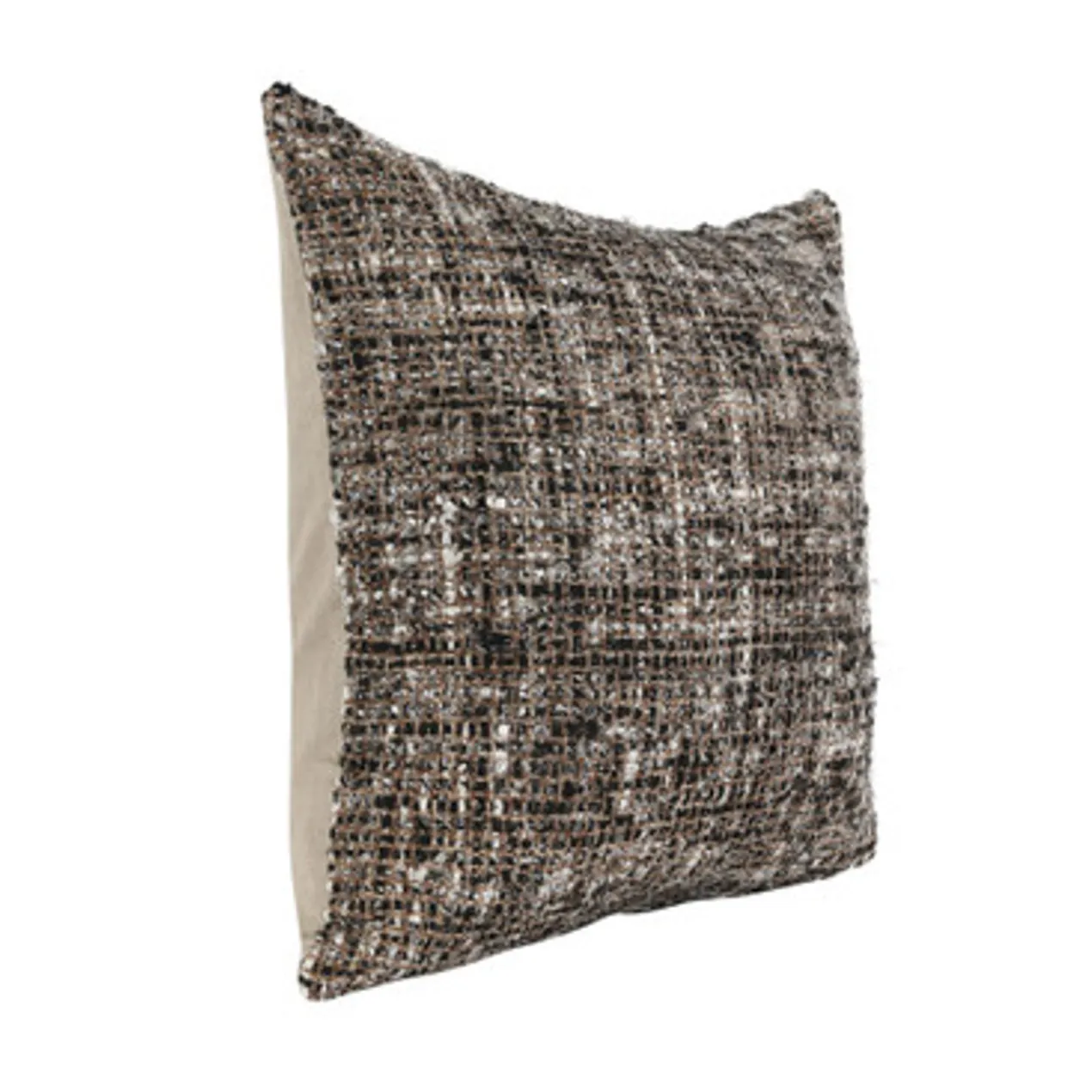 Malek Pillow 24" - Black/Ivory